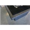 Image 3 : BRAND NEW RATTAN AND GLASS TOP FIRE TABLE 55,000 BTU, CSA APPROVED - RETAIL $999