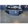 Image 8 : BRAND NEW RATTAN AND GLASS TOP FIRE TABLE 55,000 BTU, CSA APPROVED - RETAIL $999