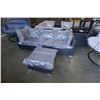 Image 8 : BRAND NEW 4 PIECE OUTDOOR RATTAN MODULAR SECTIONAL SOFA W/ DARK GREY CUSHIONS - REATIL $1180