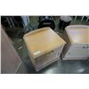Image 3 : PAIR OF OAK 1 DRAWER NIGHTSTANDS W/ GLASS SLIDE OUT TRAY