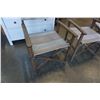 Image 4 : 4 VINTAGE TEAK FOLDING CHAIRS