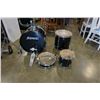 Image 2 : SONIC 5 PIECE DRUM SET W/ HIGH HAT SYMBOLS
