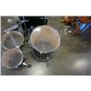 Image 8 : SONIC 5 PIECE DRUM SET W/ HIGH HAT SYMBOLS