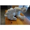 Image 8 : PAIR OF HEAVY STONE LIKE FOO DOGS