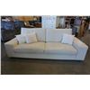 Image 2 : WHITE LEATHER SOFA