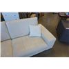 Image 4 : WHITE LEATHER SOFA