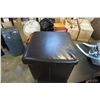 Image 2 : LEATHER LOOK STORAGE OTTOMAN