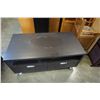 Image 2 : ESPRESSO ROLLING 2 DRAWER TV STAND
