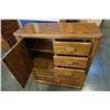 Image 2 : OAK 5 DRAWER DRESSER