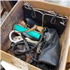 Image 2 : 2 BOXES OF PURSES, WALLETS, AND BAGS