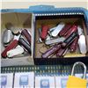 Image 2 : LOT OF SAFETY PAD LOCKS AND POCKET KNIVES