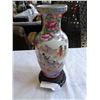 Image 1 : EASTERN HAND PAINTED VASE ON STAND