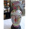 Image 2 : EASTERN HAND PAINTED VASE ON STAND