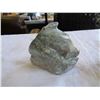 Image 3 : 2 SOAP STONE FIGURES, STON BOOK END, AND SALT ROCK