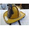 Image 2 : WOODEN CARVED DECORATIVE FIRE CHIEF HELMET