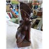 Image 2 : CARVED WOODEN HEAVY EASTERN FIGURE