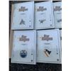 Image 2 : 8 DIFFERENT NHL WHITE HOME JERSEY STARHANGERS - RETAIL $480
