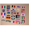 Image 1 : LOT OF 30 DIFFERENT COUNTRY RELATED PATCHES - RETAIL $6-$15 EACH