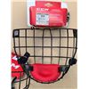 Image 2 : 4 BLACK CCM FM580 WIRE CAGES, EBAY SOLD PRICE $50 EACH, ADULT LARGE