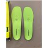 Image 2 : 4 PAIRS OF YELLOW SUPERFEET PREMIUM INSOLES - MENS G SIZE RETAIL $59.99 EACH