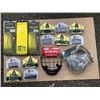 Image 1 : LARGE LOT OF NEW HOCKEY EQUIPMENT - LACES, INSOLES, CAGES, RETAIL LOT VALUE $420