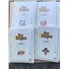 Image 2 : 8 DIFFERENT NHL WHITE HOME JERSEY STARHANGERS - RETAIL $480