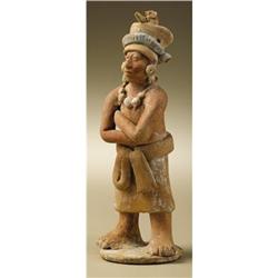 Maya Standing Male Dignitary with Folded Arms 
