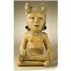 Image 1 : Veracruz Ceramic Seated Female Figure 