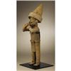 Image 4 : Veracruz Ceramic Standing Male Figure in Conical 