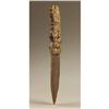 Image 1 : Aztec-Mixtec Knife with Carved Wood Handle 