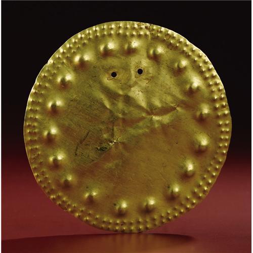 Costa Rica or Panama Gold Circular Breast plate