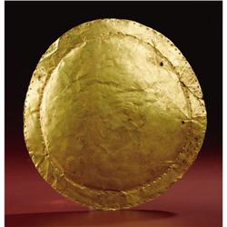 Costa Rica or Panama Gold Circular Breastplate 