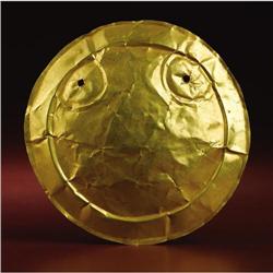 Costa Rica or Panama Gold Circular Breastplate 