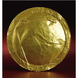 Costa Rica or Panama Gold Circular Breastplate 