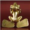 Image 1 : Chiriquí or Diquis Gold Frog Pendant with Spiral 