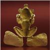 Image 2 : Chiriquí or Diquis Gold Frog Pendant with Spiral 
