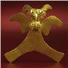 Image 1 : Diquìs Gold Avian Pendant with Wing Style Ears 