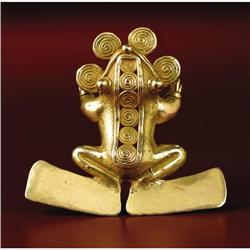 Veraguas, Chiriquí Gold Pendant Frog 