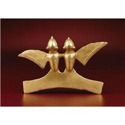 Veraguas, Chiriquí, Diquís 2- Bird Gold Pendant 