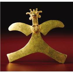 Veraguas or Chiriquí Gold Bird Pendant 