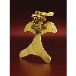 Diquís, Veraguas, or Chiriquí Gold Bird Pendant 