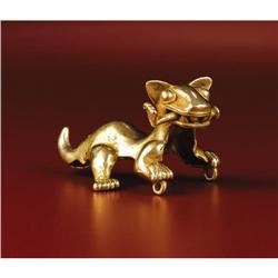 Veraguas, Chiriquí, Diquís Gold Pendant:Jaguar 