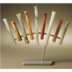 Nine Large Tubular BeadsTaironaA.D. 1000 - 1500S 