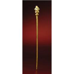 Yotoco Gold Lime Dipper with Standing Shaman 