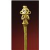 Image 3 : Yotoco Gold Lime Dipper with Standing Shaman 