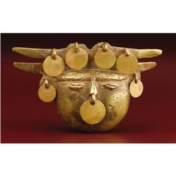 Sinú Gold Head-form Bell 