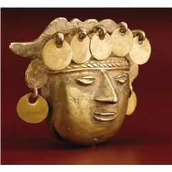 Sinú Gold Head-form Bell 