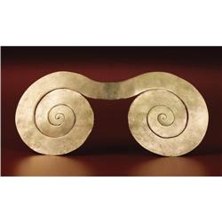 Tairona Double Spiral Ornament; Ceremonial Use 