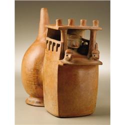 Salinar Double-Chambered Single Spout Vessel 