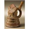 Image 2 : Moche Stirrup Spout Vessel with Circular Pyramid 